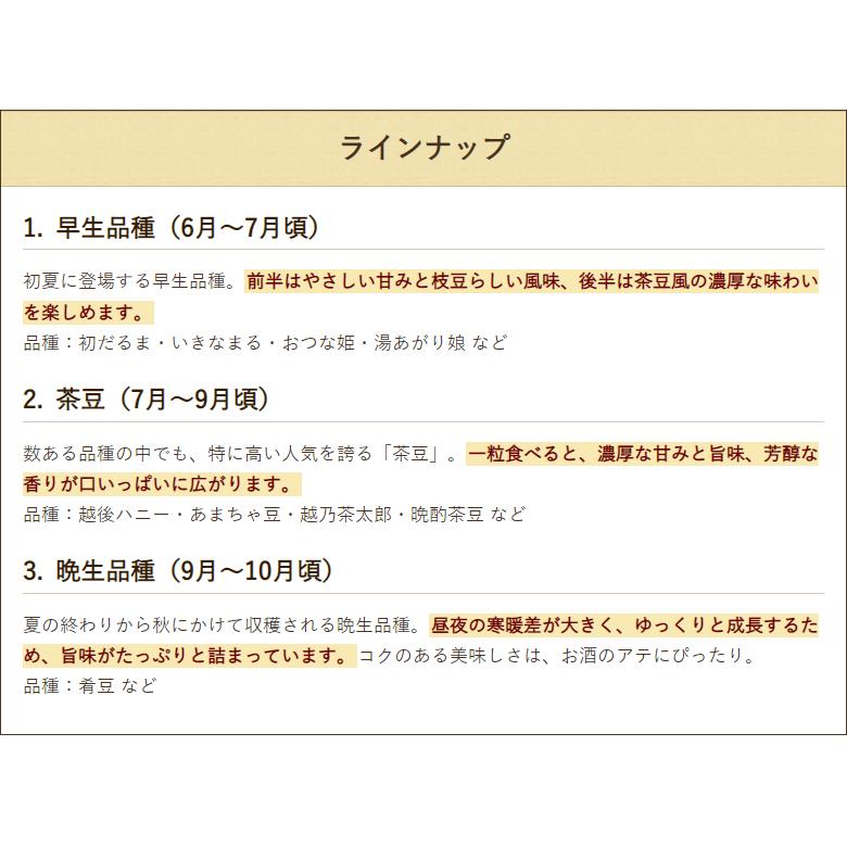 新潟県産 枝豆 茶豆 1kg（500g×2袋）/後払い決済不可/まつだ農園/送料無料 父の日 お中元｜niigata-shop｜05