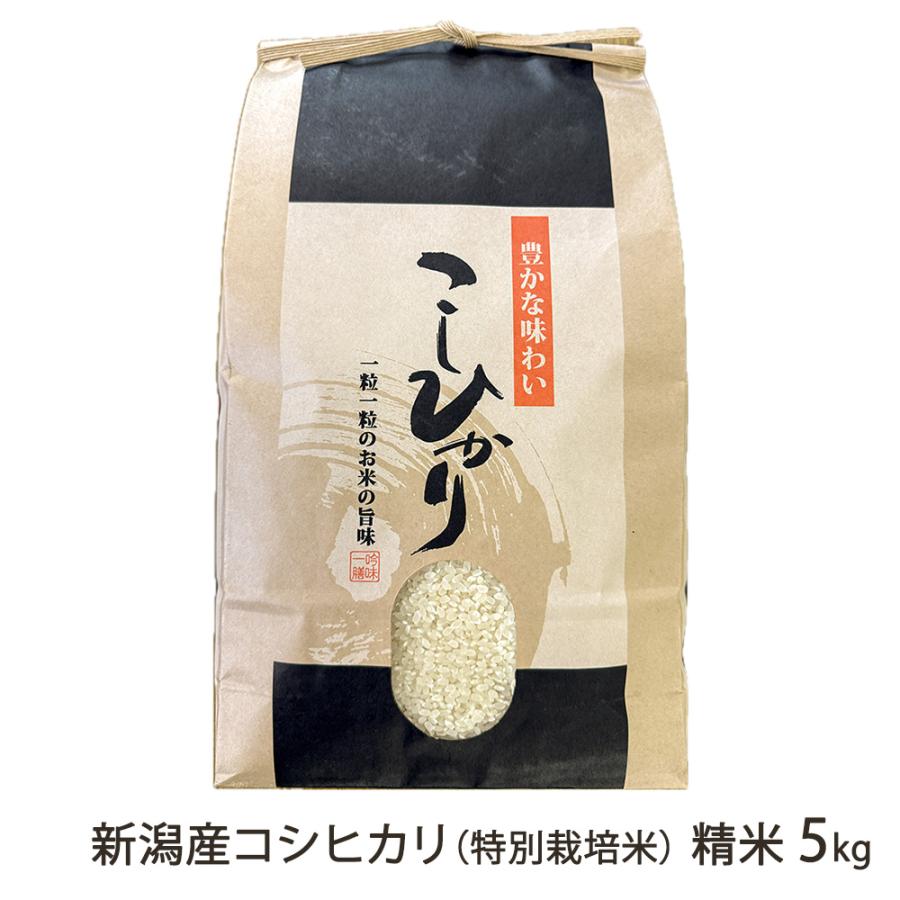コシヒカリ 【令和7年度米】特別栽培米（減農薬・減化学肥料）新潟産