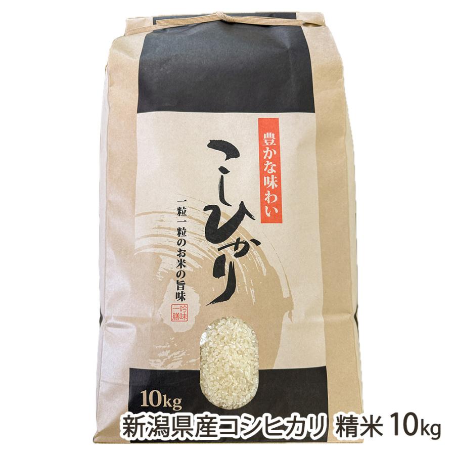 コシヒカリ 【令和7年度米】新潟県産コシヒカリ 精米10kg（10kg×1袋