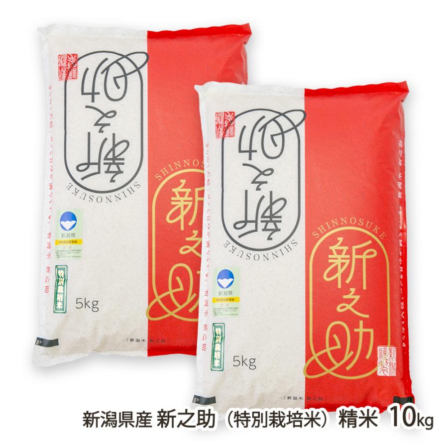 令和7年度米】特別栽培米（減農薬・減化学肥料）新潟県産 新之助 精米 