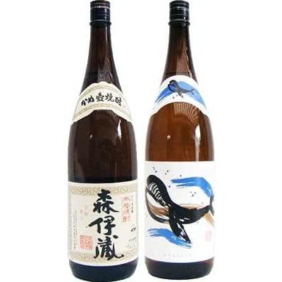 焼酎 飲み比べセット くじらのボトル 芋 1800ｍｌ大海酒造  と森伊蔵 芋 1800ml森伊蔵酒造 2本セット
