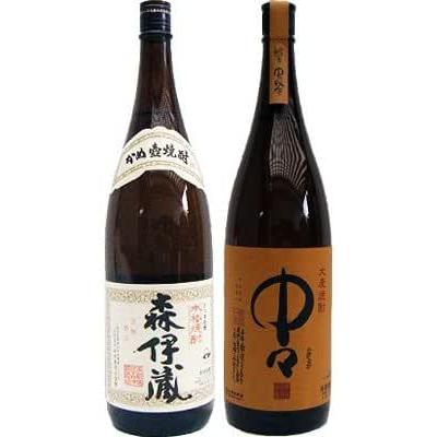 焼酎 飲み比べセット 中々 麦1800ml黒木本店　　と森伊蔵 芋 1800ml森伊蔵酒造　2本セット
