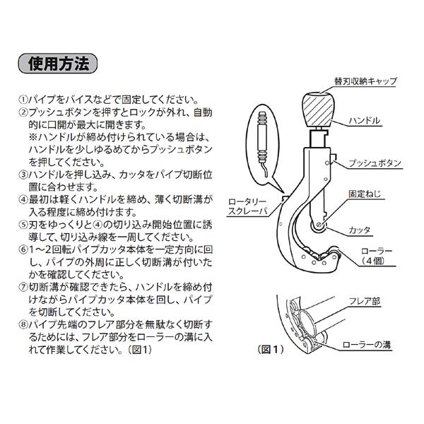 新潟精機 パイプカッター LS-67 ワンタッチロックタイプ 適用 新潟精機 パイプカッター LS-67 ワンタッチロックタイプ 適用