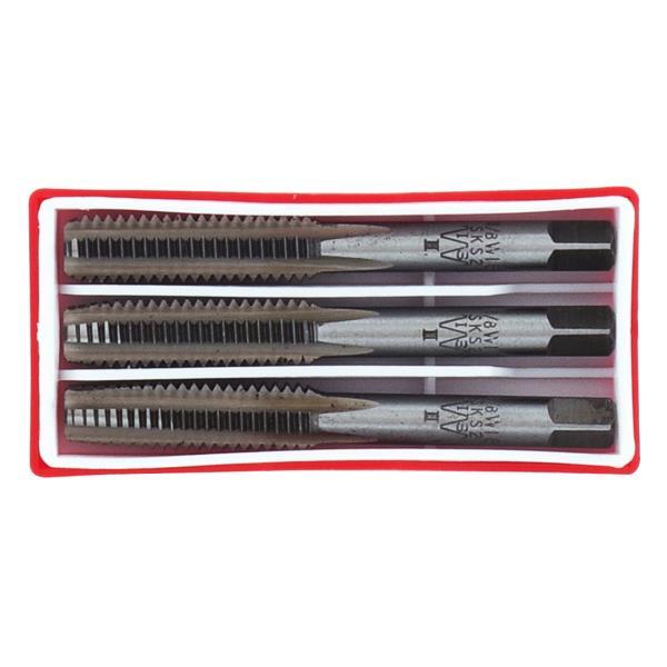 新潟精機 ねじ切組タップ インチねじ W3/8x16 荒用 中仕上用 仕上用 3