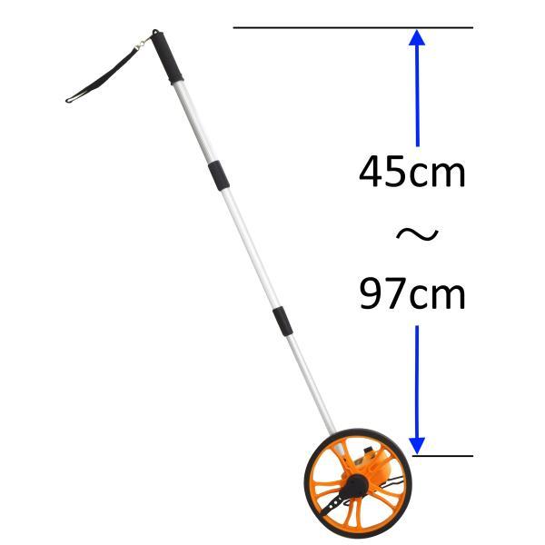新潟精機 ロードカウンタ 1輪タイプ RM-8 最大表示10cm 測定距離9999.9 