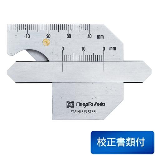 新潟精機 溶接ゲージ WG-1（M型） [日本製] 校正書類3点セット付き
