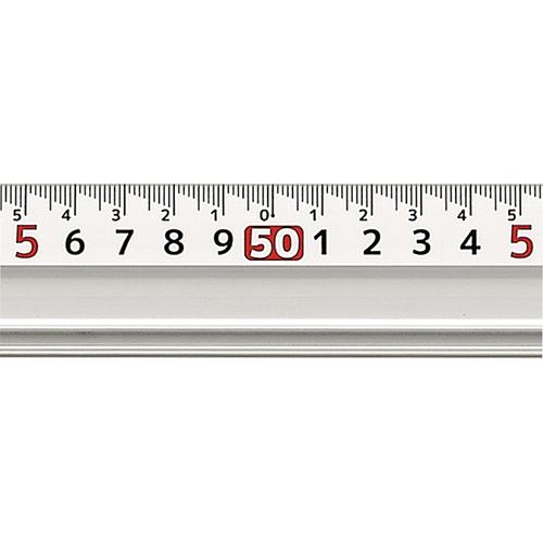 新潟精機 【快段目盛**かいだんめもり**】 アルミスケール 100cm AS