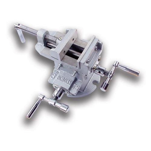 万力 二次元バイス GS-S107 75mm 最大口開75mm 口幅78mm 口の深さ25mm 鋳鉄製 PAOCK（パオック）[クランプ バイス 卓上]