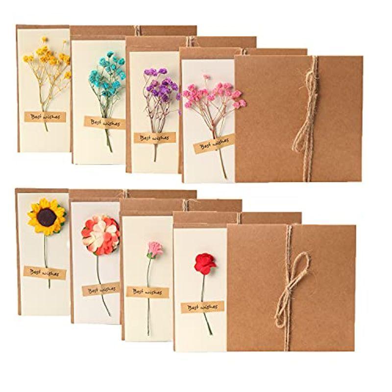レターセット メッセージカードミニ8枚 花束8枚付き 便箋 手紙セット おしゃれ かわいい 手作り造花 はがき 祝日 お祝い 挨拶 結婚式 Niinapharm 通販 Yahoo ショッピング