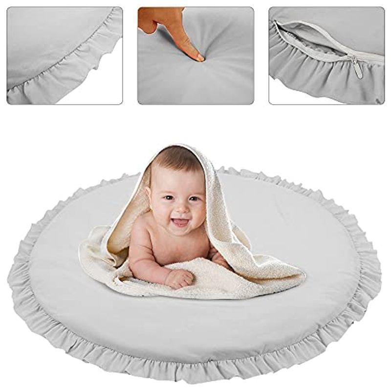 77 Off Steppiano キッズプレイマット ベビーマット おしゃれ 円形 遊びマット ベビークロールマット 柔らかい 綿 毛布レース パッド 超 Cisama Sc Gov Br