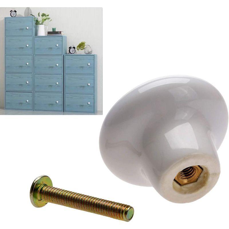 取っ手 引き出し つまみ キャビネット 戸棚 食器棚 取手 タンス セラミック製 収納棚 扉 ドアノブ ハンドル 白色 10個セット Niinapharm 通販 Yahoo ショッピング