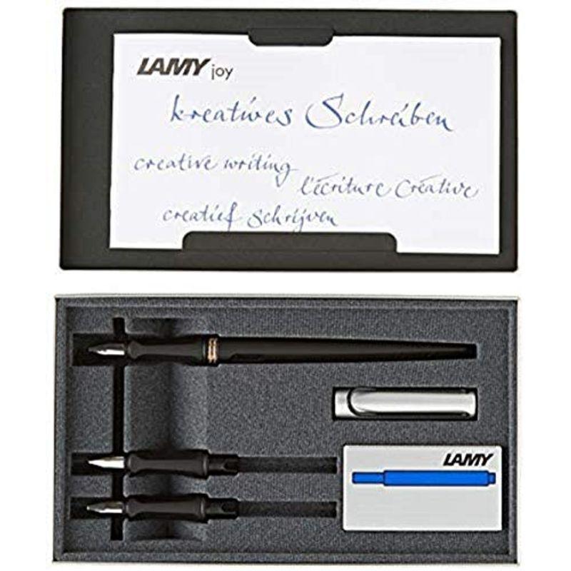 リアル 1.1mm/1.5mm/1.9mm カリグラフィセット joy-AL ジョイ 万年筆 LAMY スチールペン先 L11SETブラ 正規輸入品 万年筆