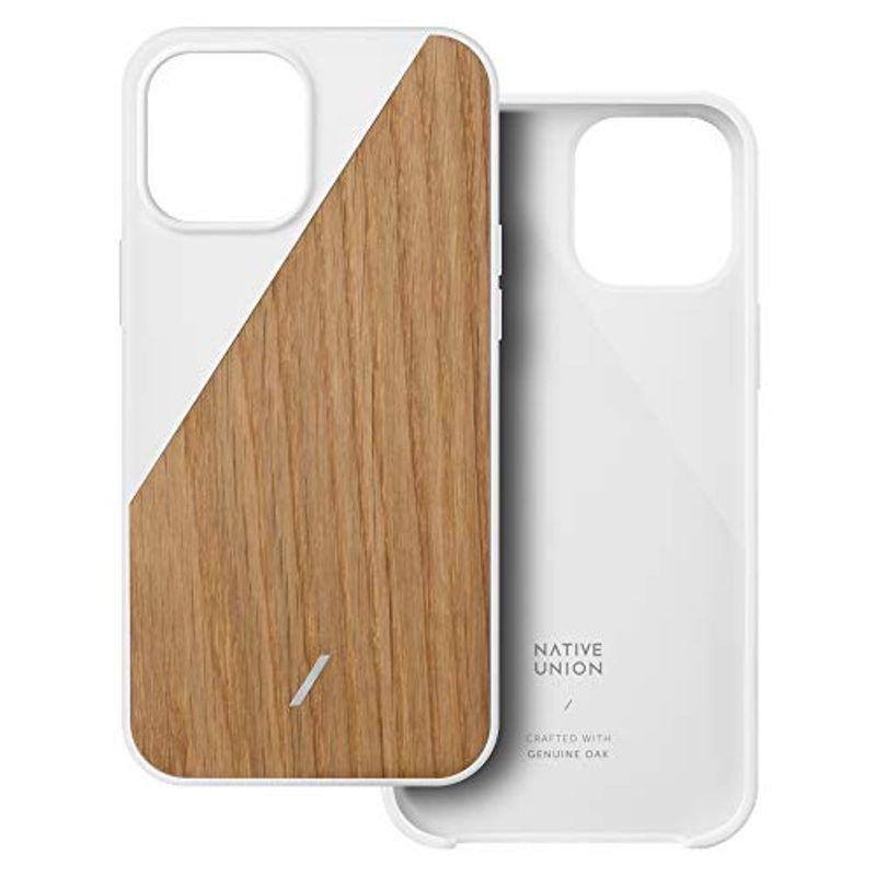 新しいブランド Native 本物のアメリカンオーク - Max対応 Pro 12 iPhone ウッドケース Case Wooden Clic Union マルチ対応ケース