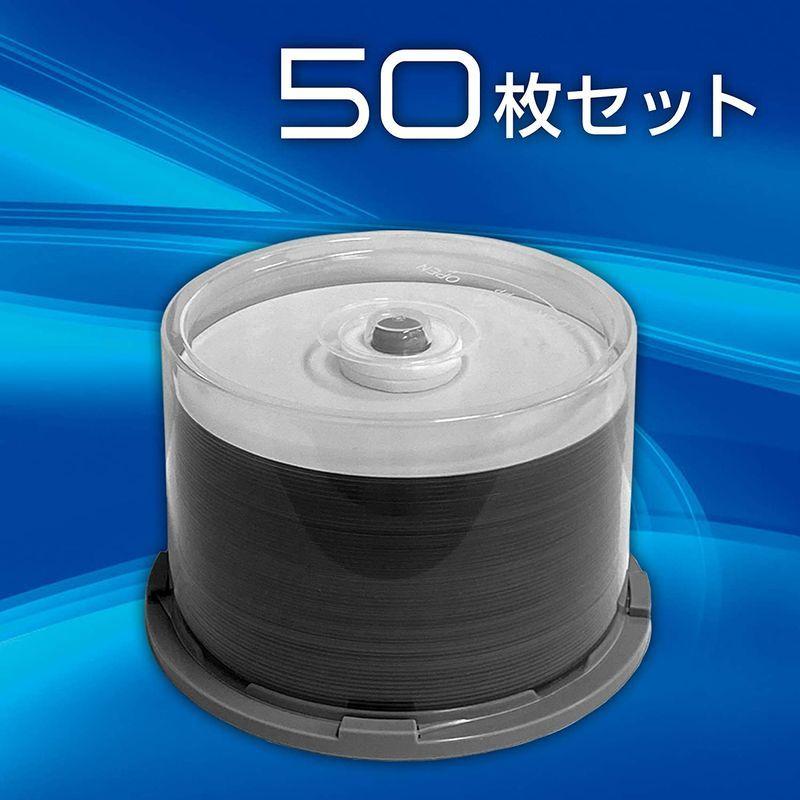 HI DISC Maximum ブルーレイディスク BD-R DL 50GB 片面二層 スピンドルケース 6倍速 最初の 50枚入り 1回録画用