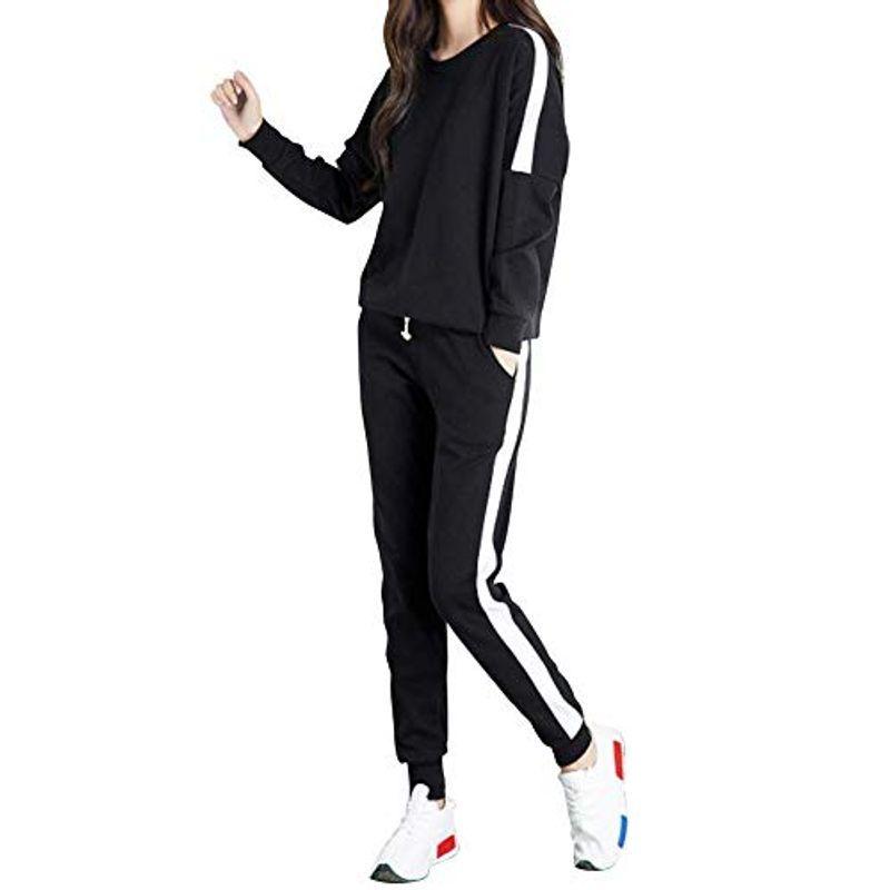 エアバイ スウェット 上下 セットアップ ライン入り トレーナー らくちん かわいい トレーニング パ かっこいい 返品不可 部屋着 パンツ スポーツ