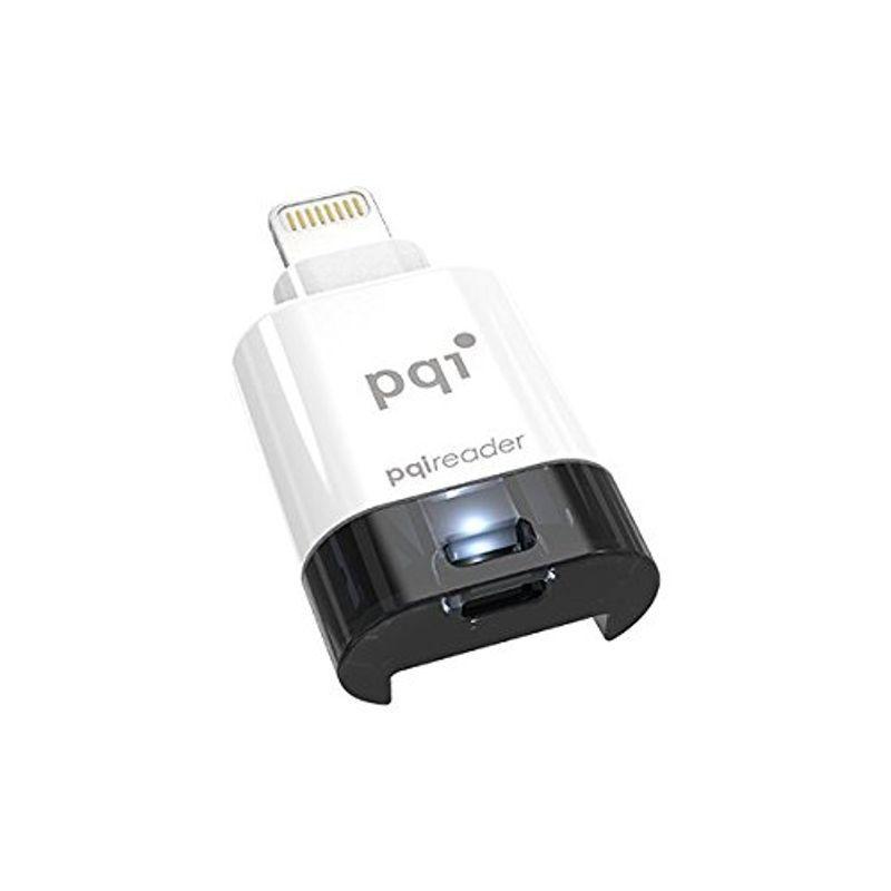 PQI iPhone/iPad用 microSDメモリーカードリーダー ICREALWH カードリーダー、ライター