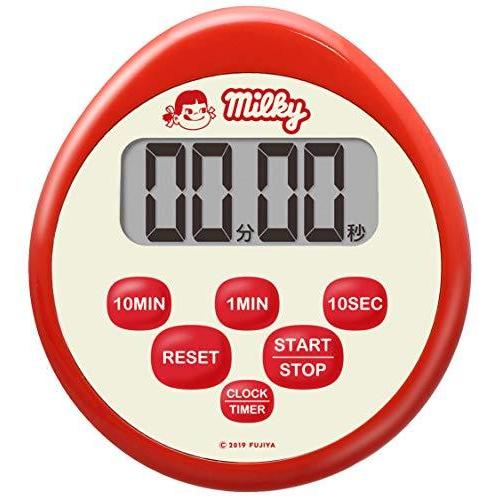 Dretec ドリテック タイマー 防水 時計付き ペコちゃんグッズ 新生活 T 565rdfadi W D14 H90mm レッド