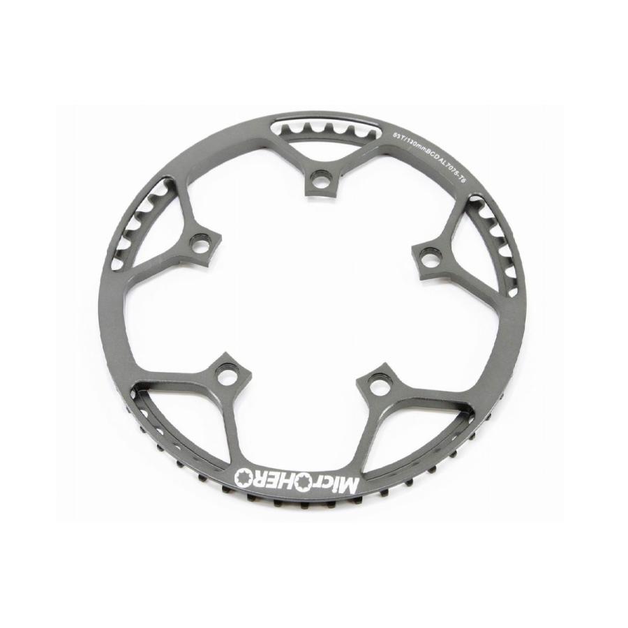 即納】MicrOHERO 超軽量 110g アルミ7075 T6 CNC 53T シングルスピード 