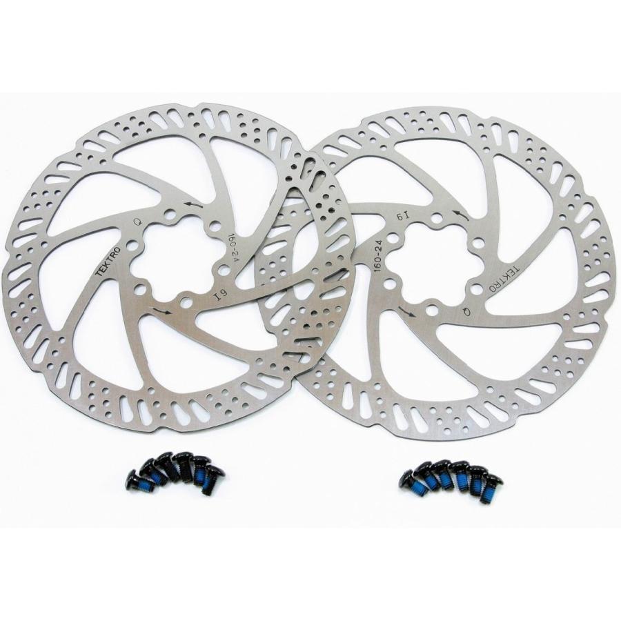 即納】テクトロ TEKTRO 高精度 軽量 6穴 160mm ローター ボルト