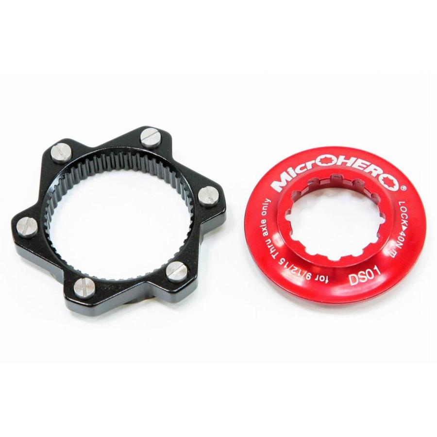 即納】【軽量26g】MicrOHERO CNC アルミ合金製 6穴ローター/センター