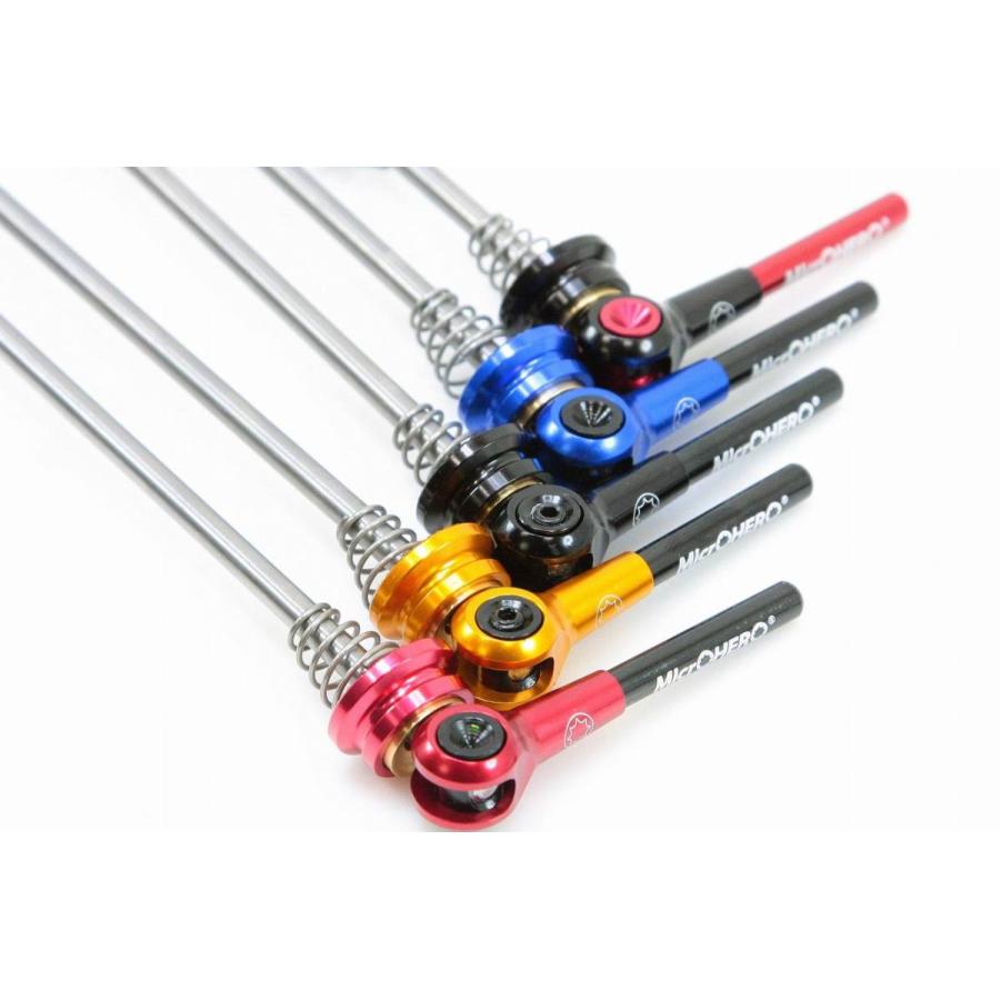 即納】【超軽量50g】MicrOHERO チタン合金 シャフト クイックリリース