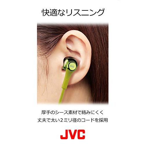 JVCケンウッド JVC HA-FX26-G イヤホン 有線 カナル型 グリーン｜nijiiro-nichiyouhin｜04