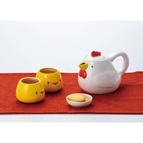 かわいい食器 ティーポット & ティーカップ セット にわとり かわいい食器 ティーポット & ティーカップ セット にわとり
