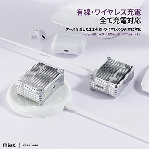 miak AirPods Pro (第2世代/第1世代 ケース カバー キャリーケース [ ハードケース スピーカーホール LED表示対応 ]｜nijiiro-nichiyouhin｜04