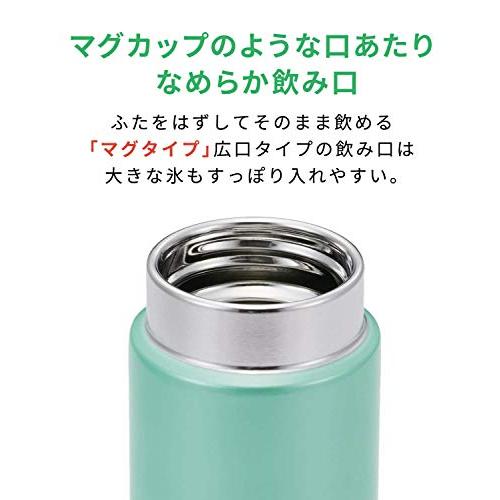 タイガー魔法瓶 水筒 スクリュー マグボトル 6時間保温保冷 300ml 在宅 タンブラー利用可 パウダーピンク MMP-J030PP｜nijiiro-nichiyouhin｜04