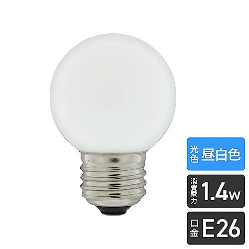 エルパ (ELPA) LED電球G50形 LED電球 照明 E26 1.4W 60lm 昼白色 LDG1N-G-G270｜nijiiro-nichiyouhin｜02