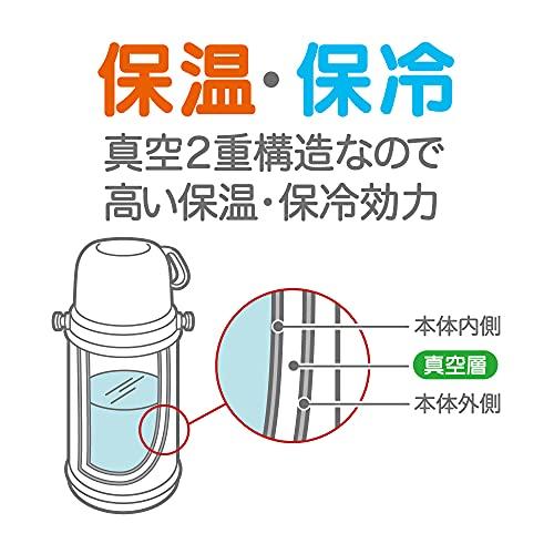 ドウシシャ 水筒 キッズボトル 2WAY こども水筒 600ml ユニコーン ピンク｜nijiiro-nichiyouhin｜05