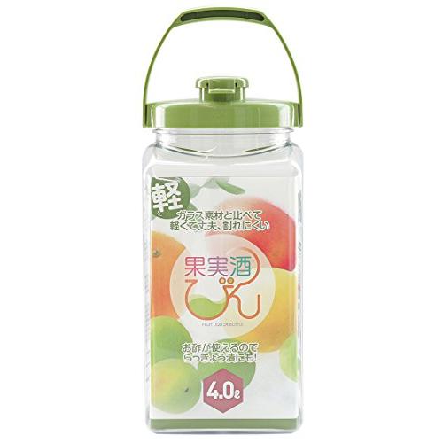 タケヤ化学工業(Takeya) 果実酒瓶 S型 4.0L プラスチック みどり｜nijiiro-nichiyouhin｜02