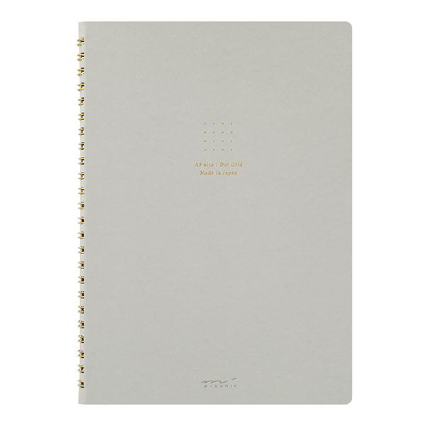 MIDORI（ミドリ） リングノート A5 カラー ドット方眼 文房具 文具 