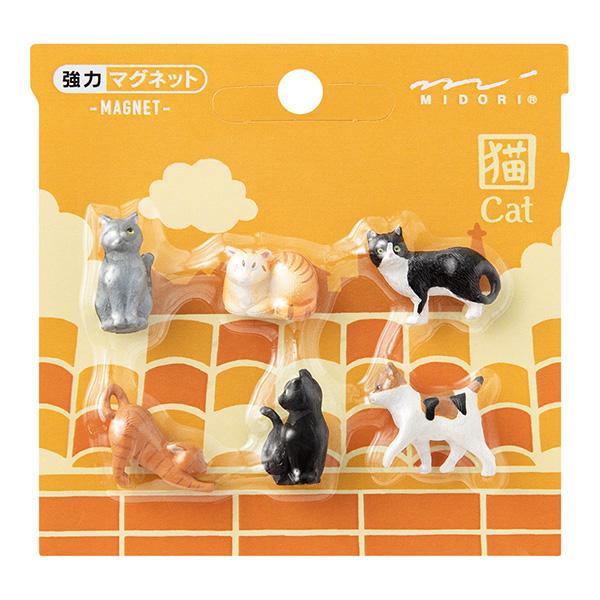 MIDORI（ミドリ） OJ ミニマグネット 6個入 寿司 猫 犬 キッチン