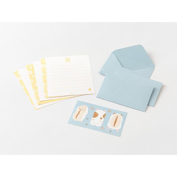 MIDORI（ミドリ） ハムスターで封する もぐもぐレター 文房具 文具