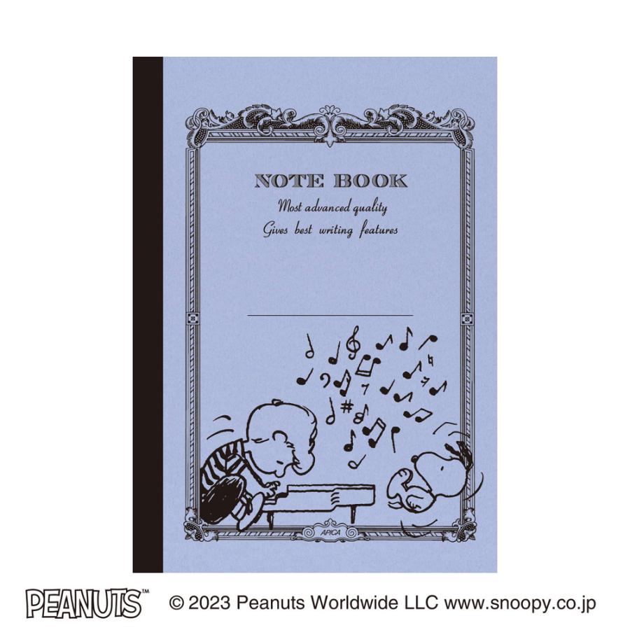 APICA アピカ CDノート PEANUTS A7サイズ 文房具 文具 スヌーピー 日本