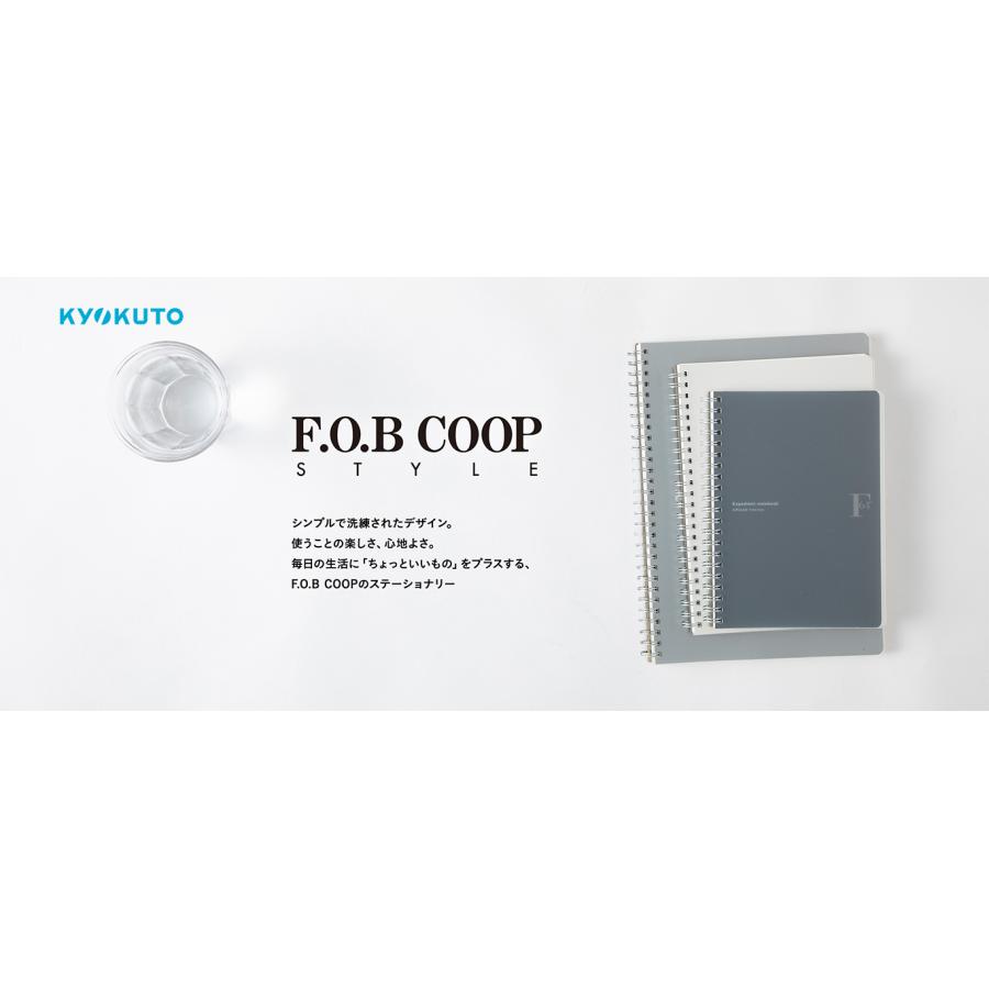 KYOKUTO キョクトウ F.O.B COOP A6Wリングメモ7mm罫 文房具 文具