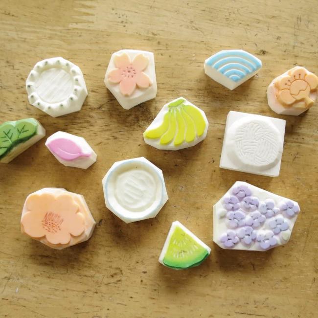 ヒノデワシ はんけしくん 消しゴムはんこ・ことはじめセット HAN-TK