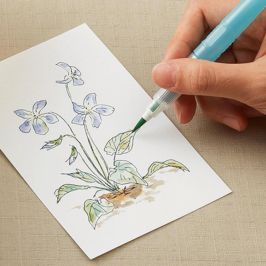 画材お纏め26点 呉竹 透明水彩 12色パレット 文房具 文具 画材 絵具 絵の具 絵てがみ