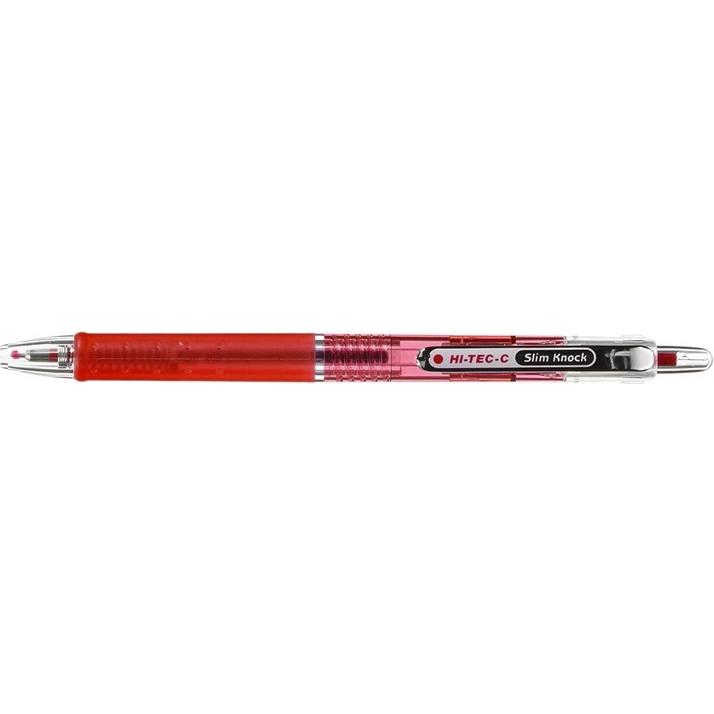 【廃盤品・未使用】PILOT HI-TEC-C SLIMS 0.4 黒＆赤2色 ハイテックC 【在庫限り】パイロット スリムノック 0.4 文房具 文具