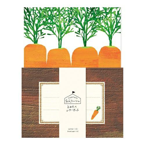 ササガワ 【現品限り】古川紙工 紙マルシェ とれたてレターセット