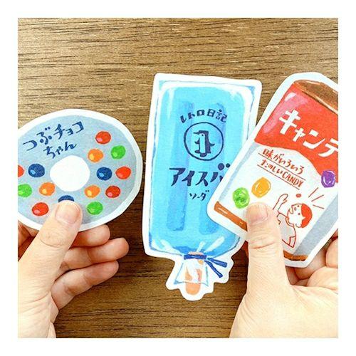 ササガワ 古川紙工 ダイカットミニレターセット だがし 文房具 文具