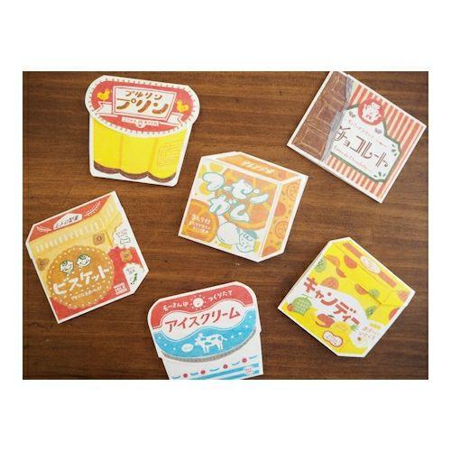 ササガワ 古川紙工 だがしミニレター アイスクリーム 文房具 文具