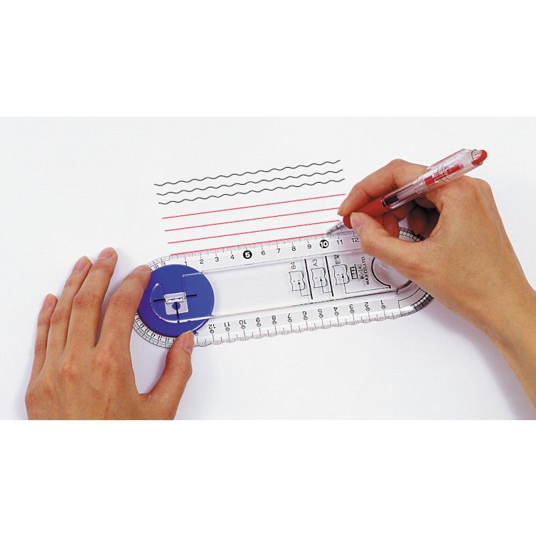 マックス 多機能スケール ナカトジール 文房具 文具 中とじ