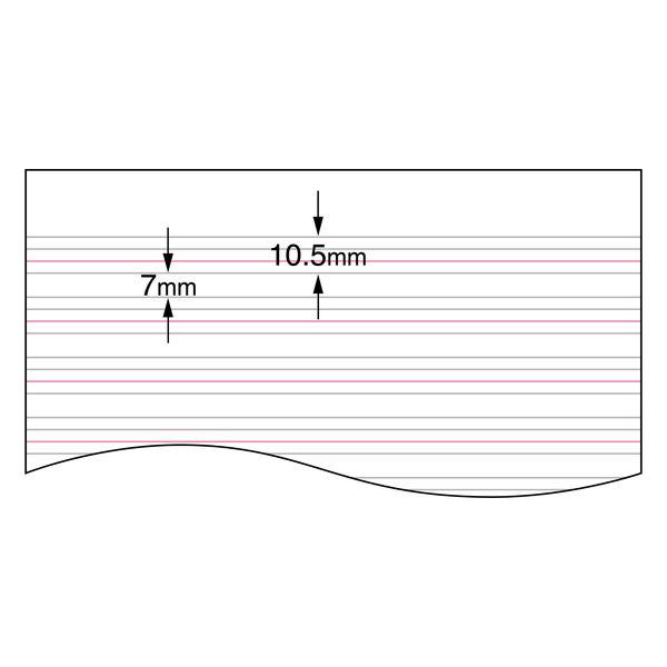 コクヨ キャンパスノート 用途別 英習罫 13段 3.5mm罫 文房具 文具 KOKUYO 英語 学習帳｜nijiirobungu｜05