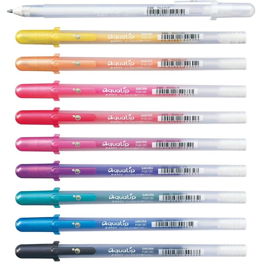 ボールサイン サクラクレパス アクアリップ 10色セット [クリック