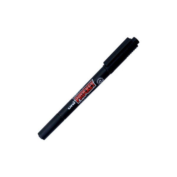 三菱鉛筆 プロッキー 水性顔料マーカー 極細＋細字丸芯 単色販売
