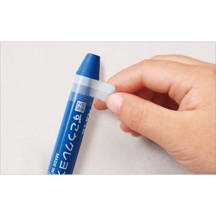 ぺんてる（Pentel） ずこうクレヨン クリアラベルまき 単色販売 文房具