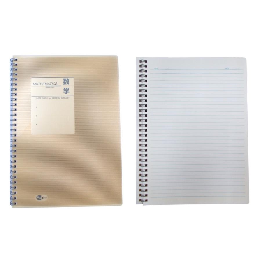 KYOKUTO 【汚れ有り/在庫限り】キョクトウ 科目ノート 数学 Wリング