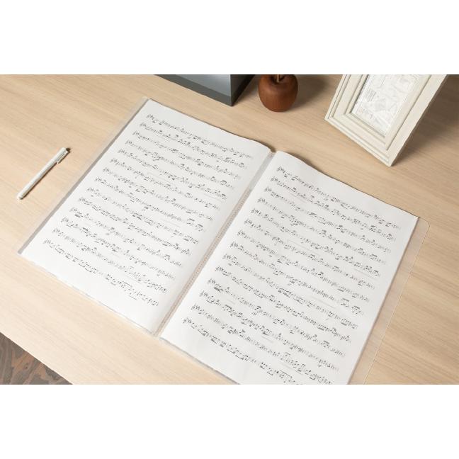 未使用　KOKUYO　コクヨ　ファイル　黒　A4　B5　事務　クリヤーブック コクヨ（KOKUYO） クリヤーブック替紙 B5縦 2・26穴対応 ラ